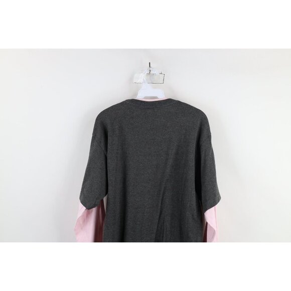 Vtg 90s Womens Large Layered Spell Out Ohio State University Long Sleeve T-Shirt - Picture 10 of 11